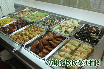 萬(wàn)康餐飲食堂承包飯菜實(shí)拍